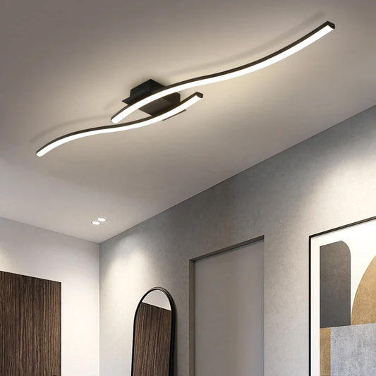 Black LED Pendant Light